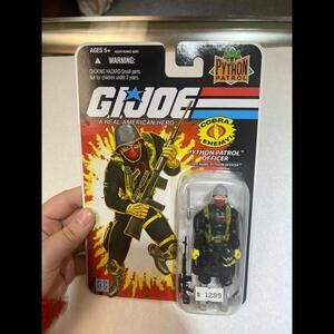G.I. Joe Python Patrol Cobra Officer Enemy 2007 2008 25th Anniversary NEW Sealed